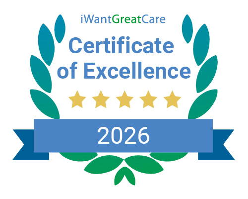 I Want Great Care Certificate of Excellence 2026